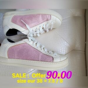P448 soft metallic sneakers colors may include pink blush peach size 38. NEW